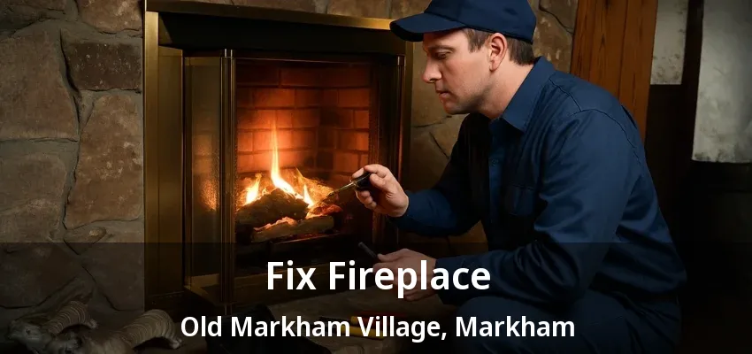 Fix Fireplace Old Markham Village, Markham - ON