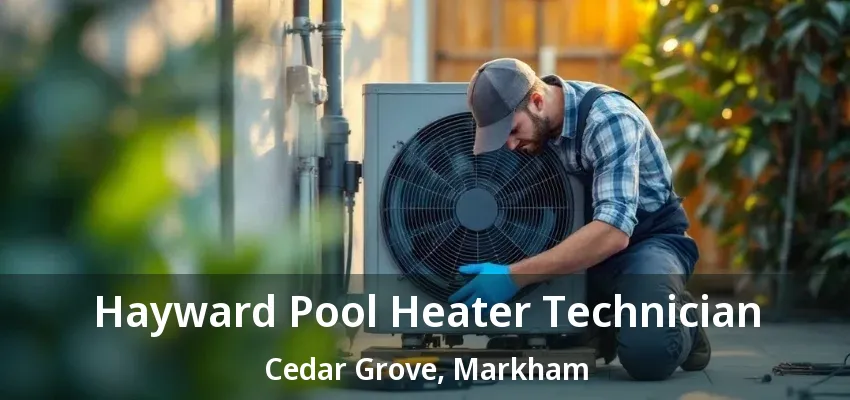 Hayward Pool Heater Technician Cedar Grove, Markham - ON Hayward Pool Heater Technician Cedar Grove, Markham - ON