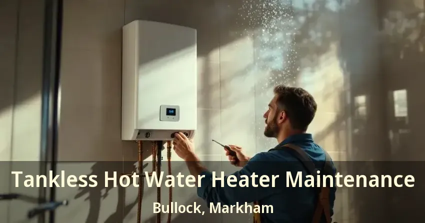 Tankless Hot Water Heater Maintenance Bullock, Markham - ON Tankless Hot Water Heater Maintenance Bullock, Markham - ON